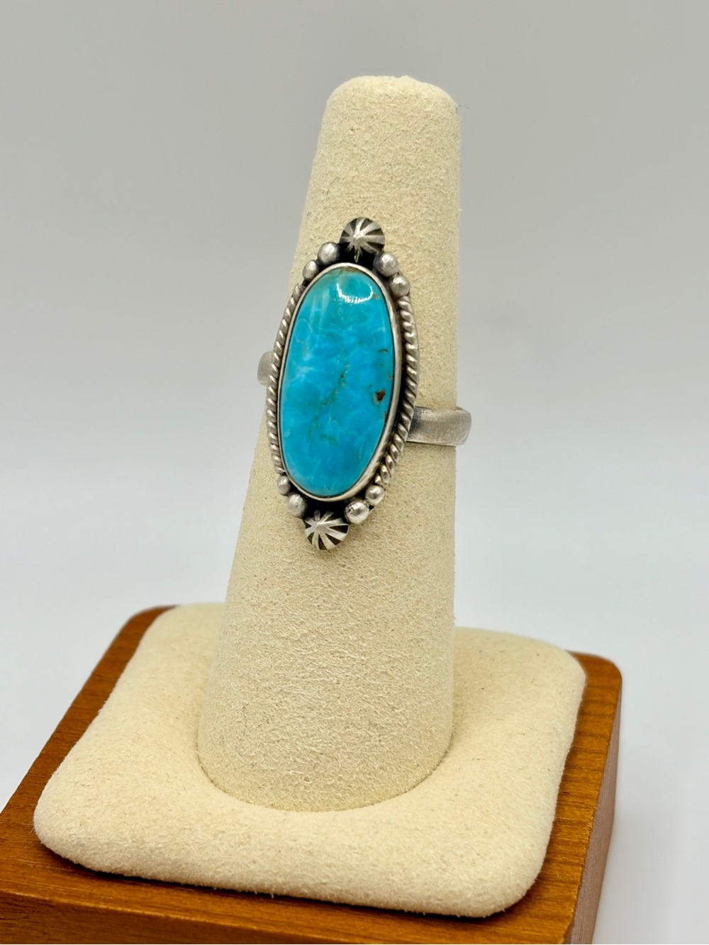 925 Sterling Silver Tonopah Turquoise Ring